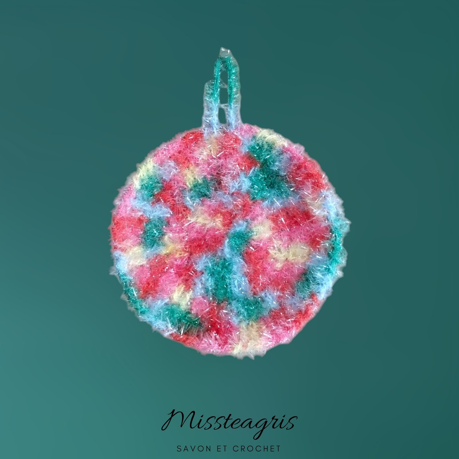 éponge ronde multicolore éponge ronde multicolore